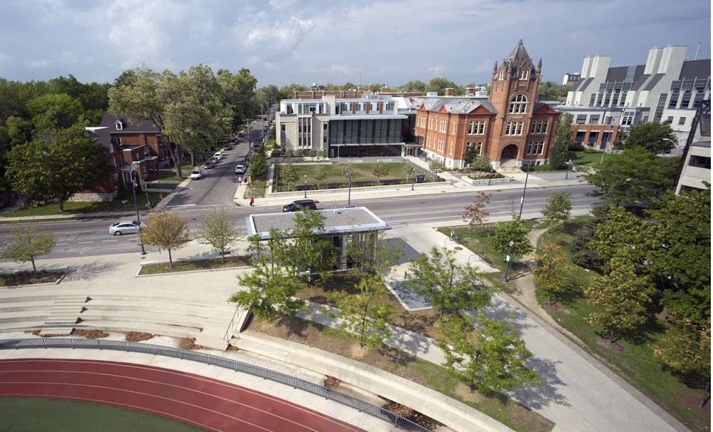 Overlooking Goodes Hall on Queen's Campus