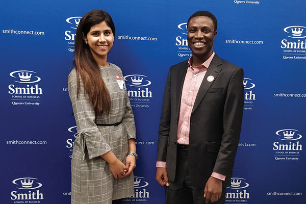 Co-founders of 1 Million Teachers, Rizma Butt and Hakeem Subair