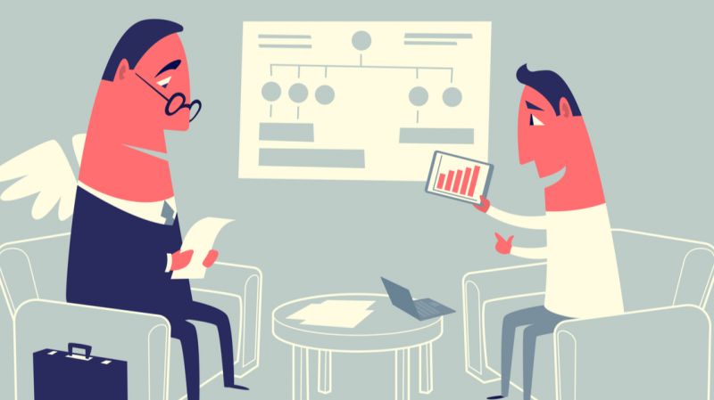 When Startups Are Touched by an Angel