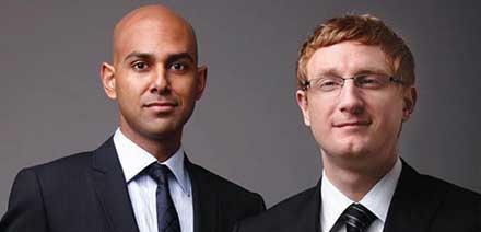 N4 System co-founders Somen Mondal (left) and Shaun Ricci