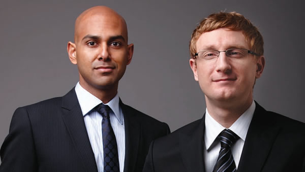 N4 System co-founders Somen Mondal (left) and Shaun Ricci