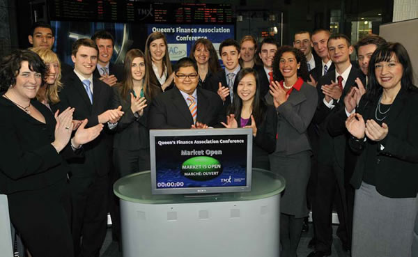 Stock Trading Simulation winners open the market