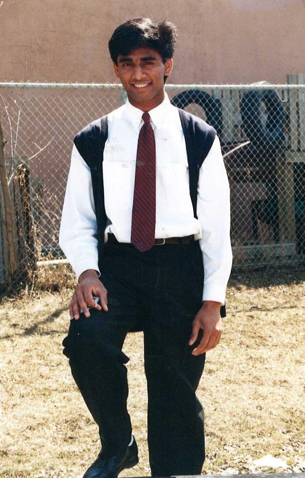 Dunstan then, aged 17, shortly after his arrival in Toronto.