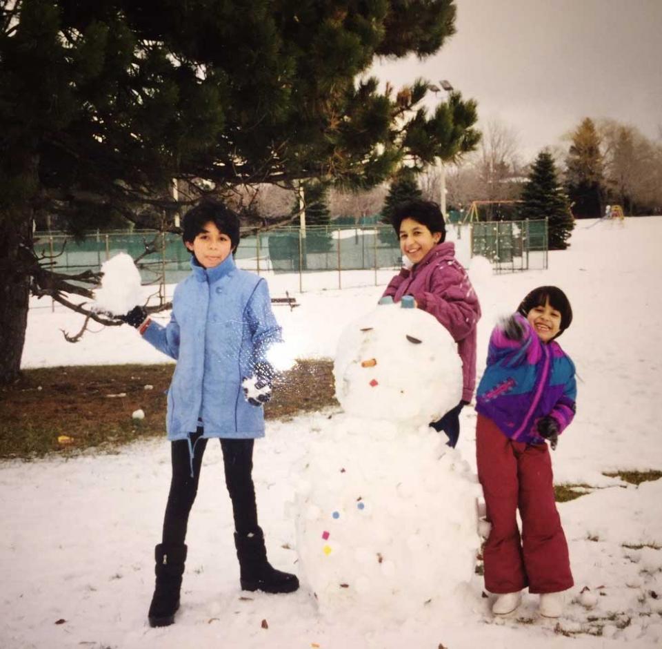  Humaira, Mariam, Trina and friend in Toronto.