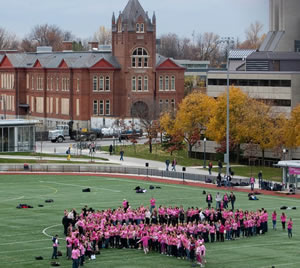 Queen's Wears Pink campaign