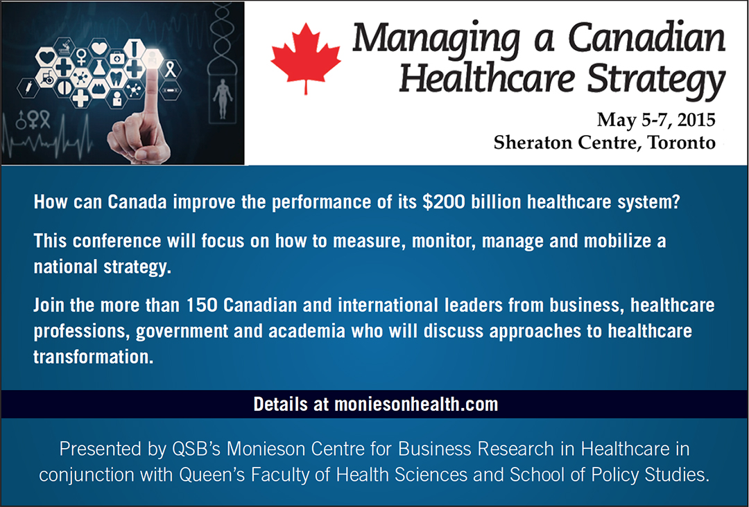 Managing a Canadian Healthcare Strategy