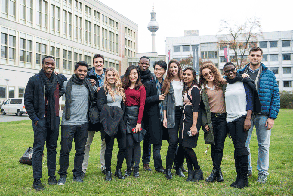 Students at partner school, ESMT Berlin in Germany.